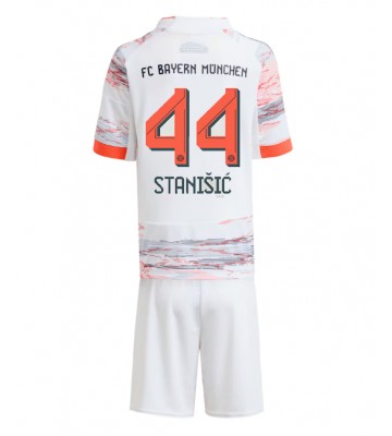 Bayern Munich Josip Stanisic #44 Udebanetrøje Børn 2025-26 Kortærmet (+ Korte bukser)